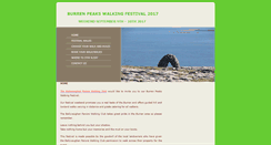 Desktop Screenshot of burrenpeakswalkingfestival.com